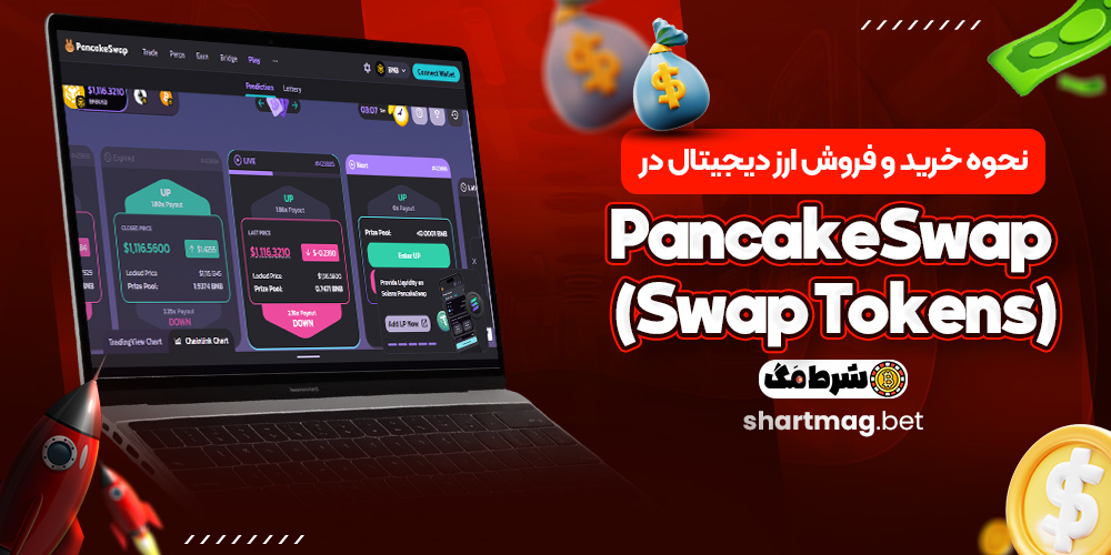 نحوه خرید و فروش ارز دیجیتال در PancakeSwap (Swap Tokens)