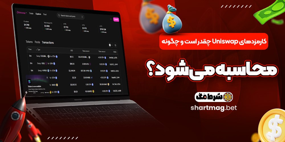 کارمزدهای Uniswap چقدر است و چگونه محاسبه می‌شود؟