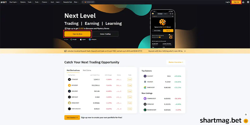 آموزش ثبت‌نام و احراز هویت در صرافی بای‌بیت قدم‌به‌قدم