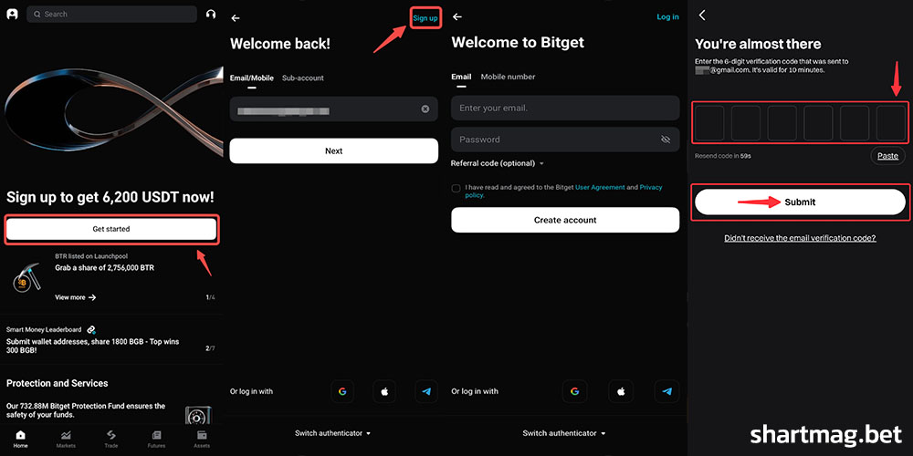 آموزش ثبتنام و احراز هویت (KYC) در Bitget مرحلهبهمرحله