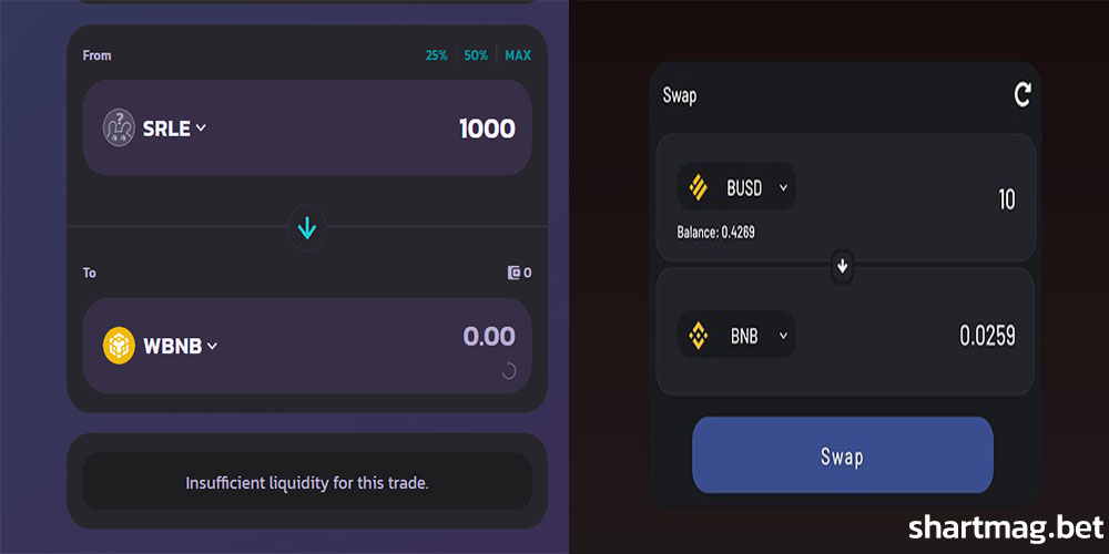 نحوه خرید و فروش ارز دیجیتال در PancakeSwap (Swap Tokens)